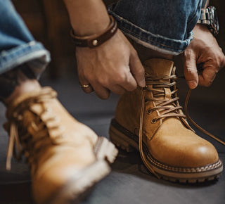 Madden American hunting rhubarb boots, British style retro mid-gang Martin spring men's boots, motorcycle cargo sneakers, boots