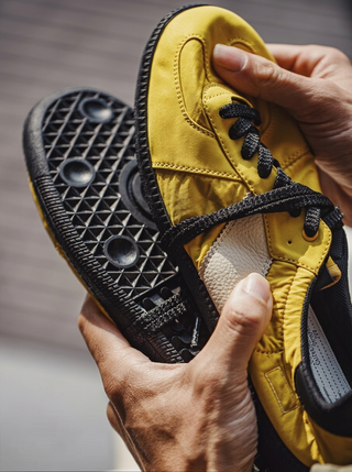 Madden Soft Blade New Retro Yellow German Training Shoes Breathable Spring and Summer Men's Sports Leisure Leisure Soft Soft Sole Sneakers