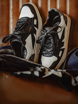 Madden Panda low-top black and white 86 shoes, American trend soft sole low-top casual flat versatile men's shoes