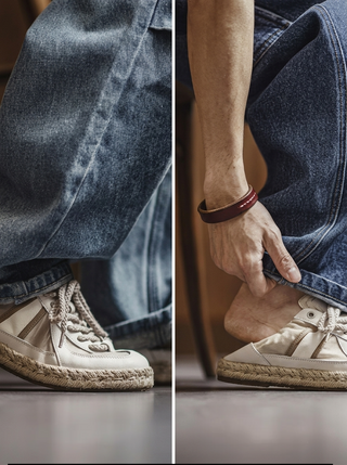 Madden Training Shoes with Straw New Breathable Canvas Shoes for Summer Fashion Thin Board Shoes Old Money Style Fisherman Shoes